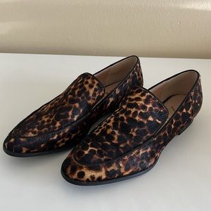 Animal Leopard Print FurSkin Loafers Slip-on